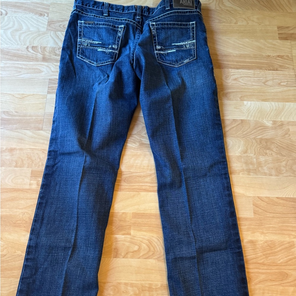 Ariat Men's Dark Blue Straight Jeans
